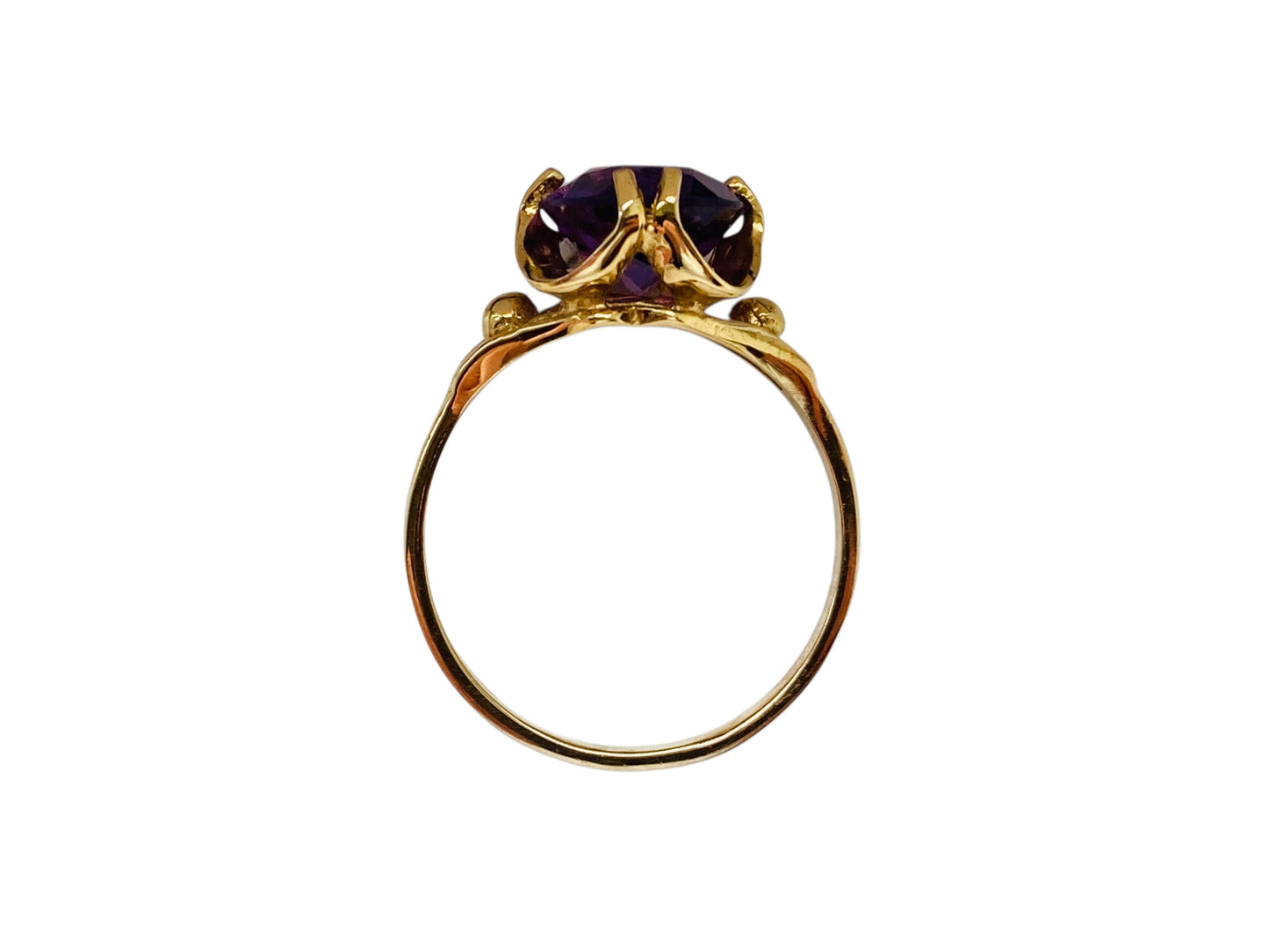 Vintage 9ct Gold Amethyst Ring