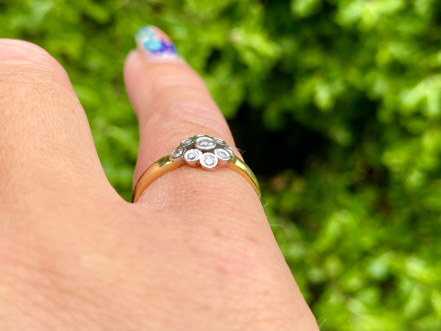 Vintage 18ct Gold Diamond Ring