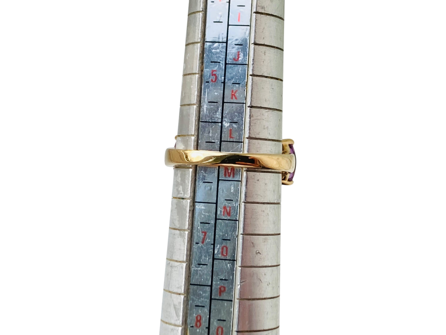 9ct Gold Amethyst & Diamond Ring