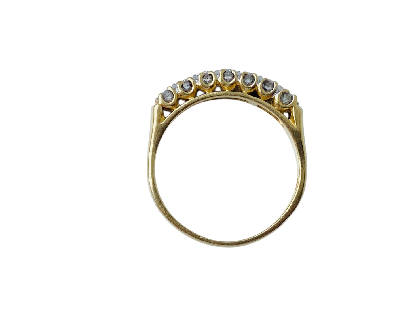18ct Gold Seven-Stone 0.33ct Diamond Ring