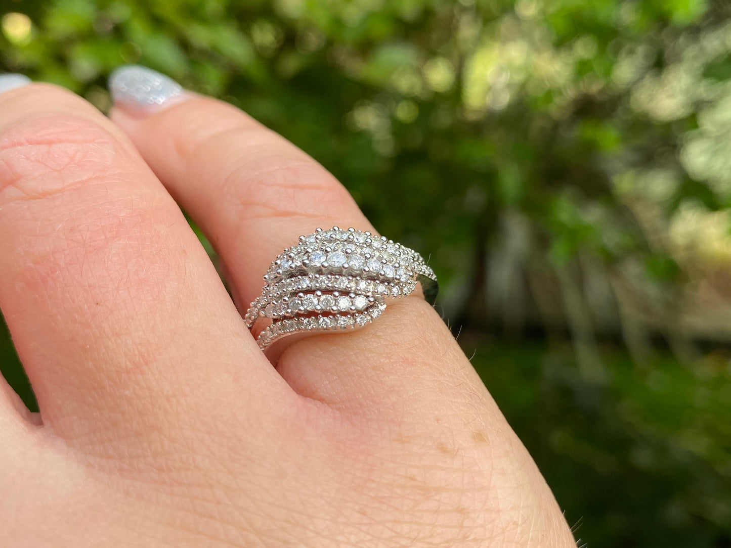 9ct Gold Diamond Ring