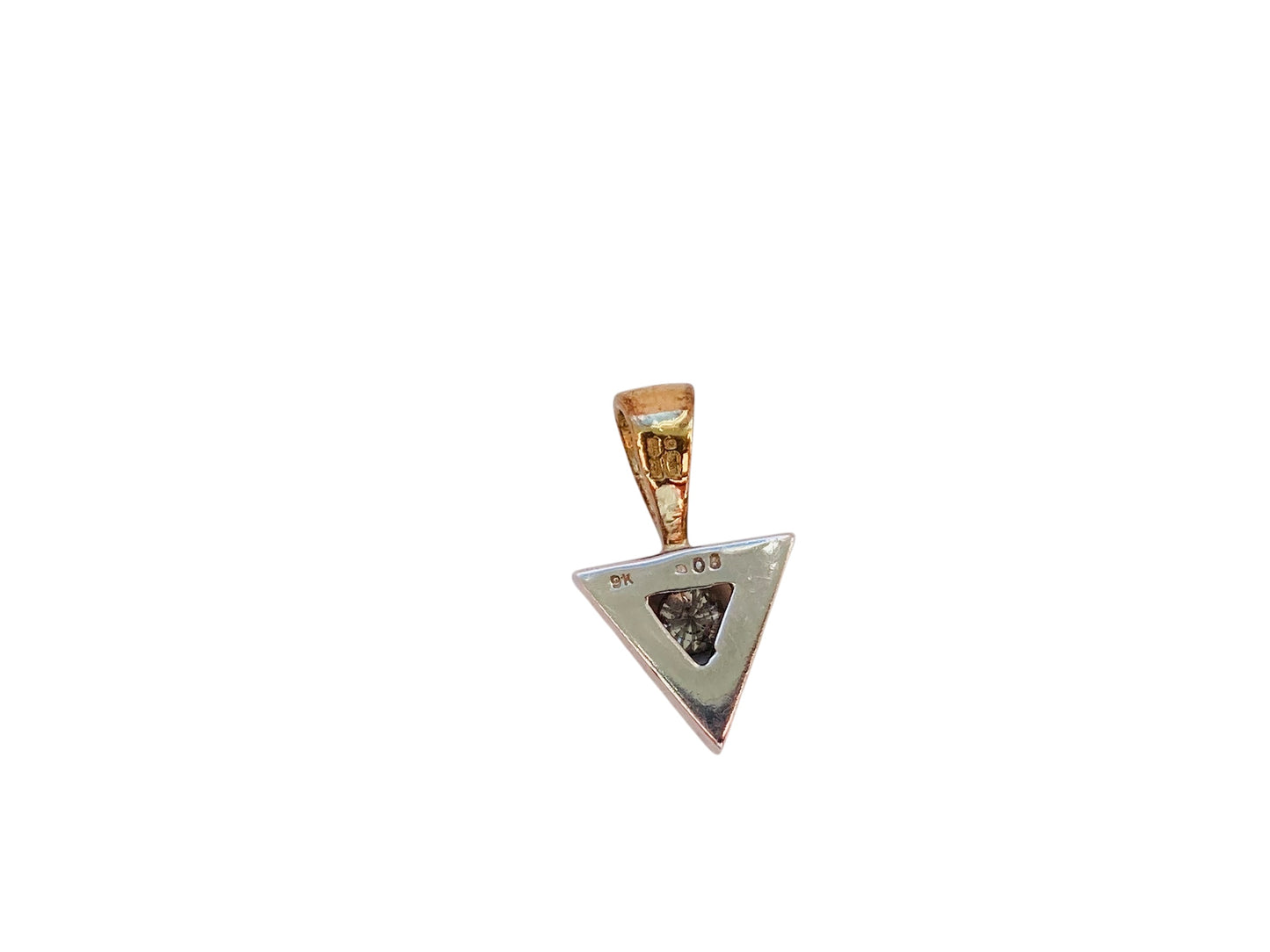 9ct Gold Diamond Pendant