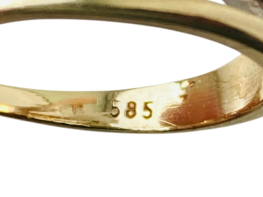 14ct Gold Diamond Ring