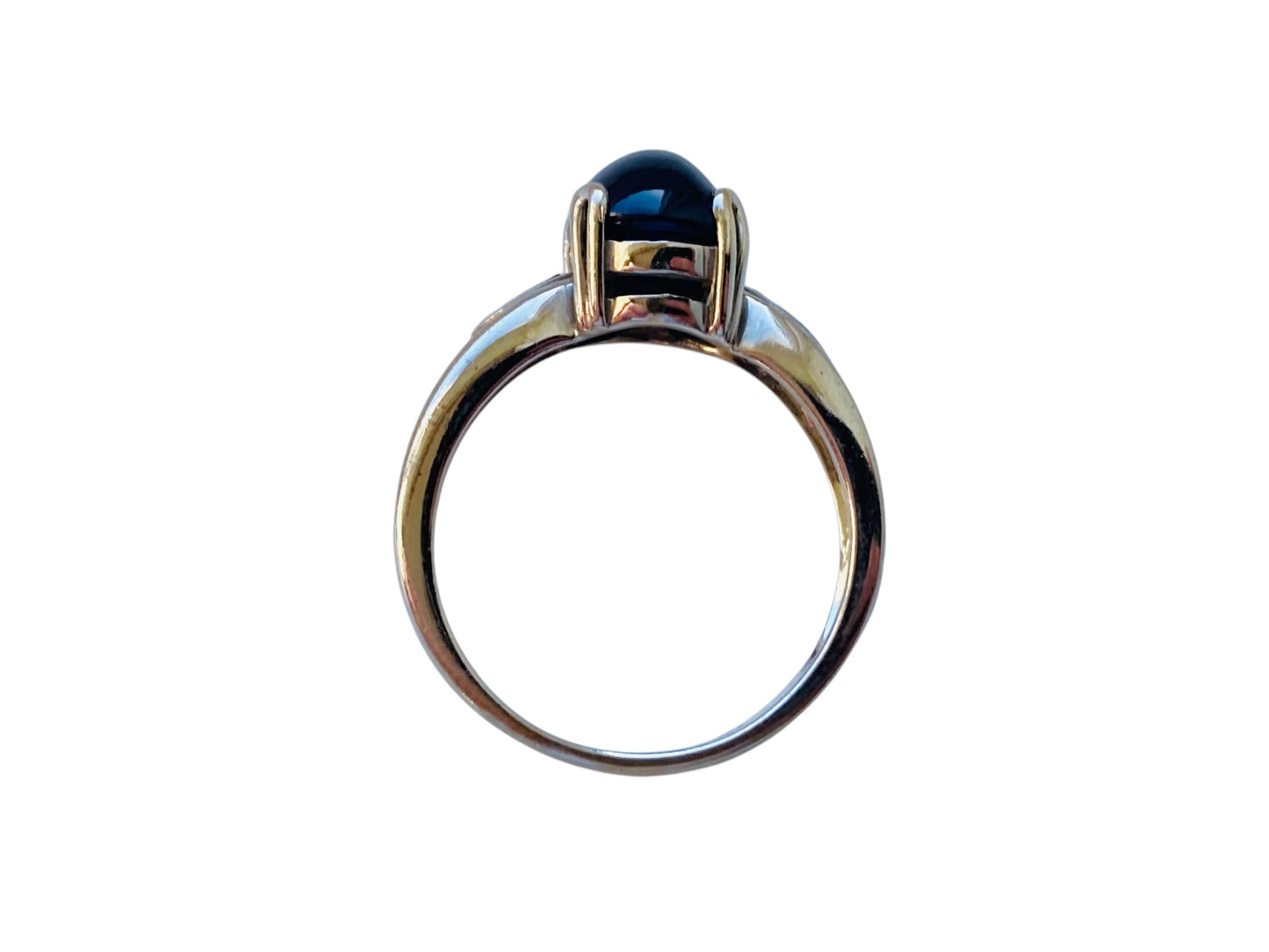 9ct Gold Sapphire & Diamond Ring