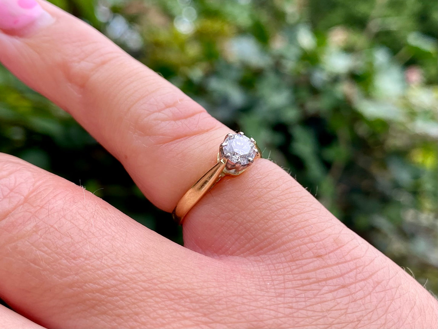 18ct Gold Diamond 0.50ct Solitaire Ring