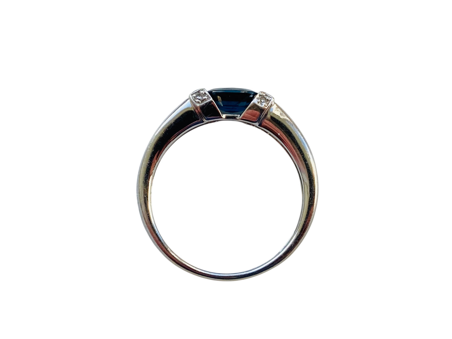 9ct Gold Sapphire & Diamond Ring