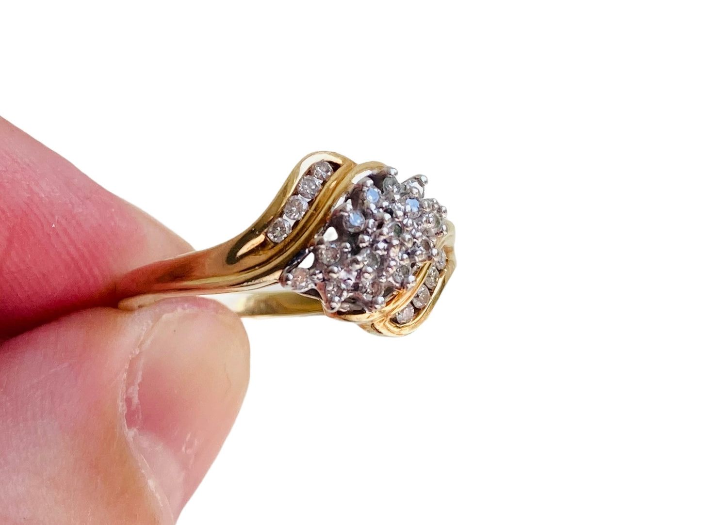 9ct Gold Diamond Ring