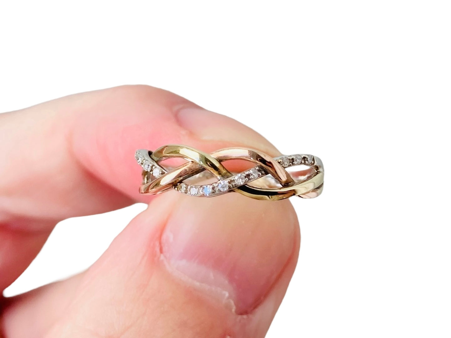 9ct Gold Diamond Ring