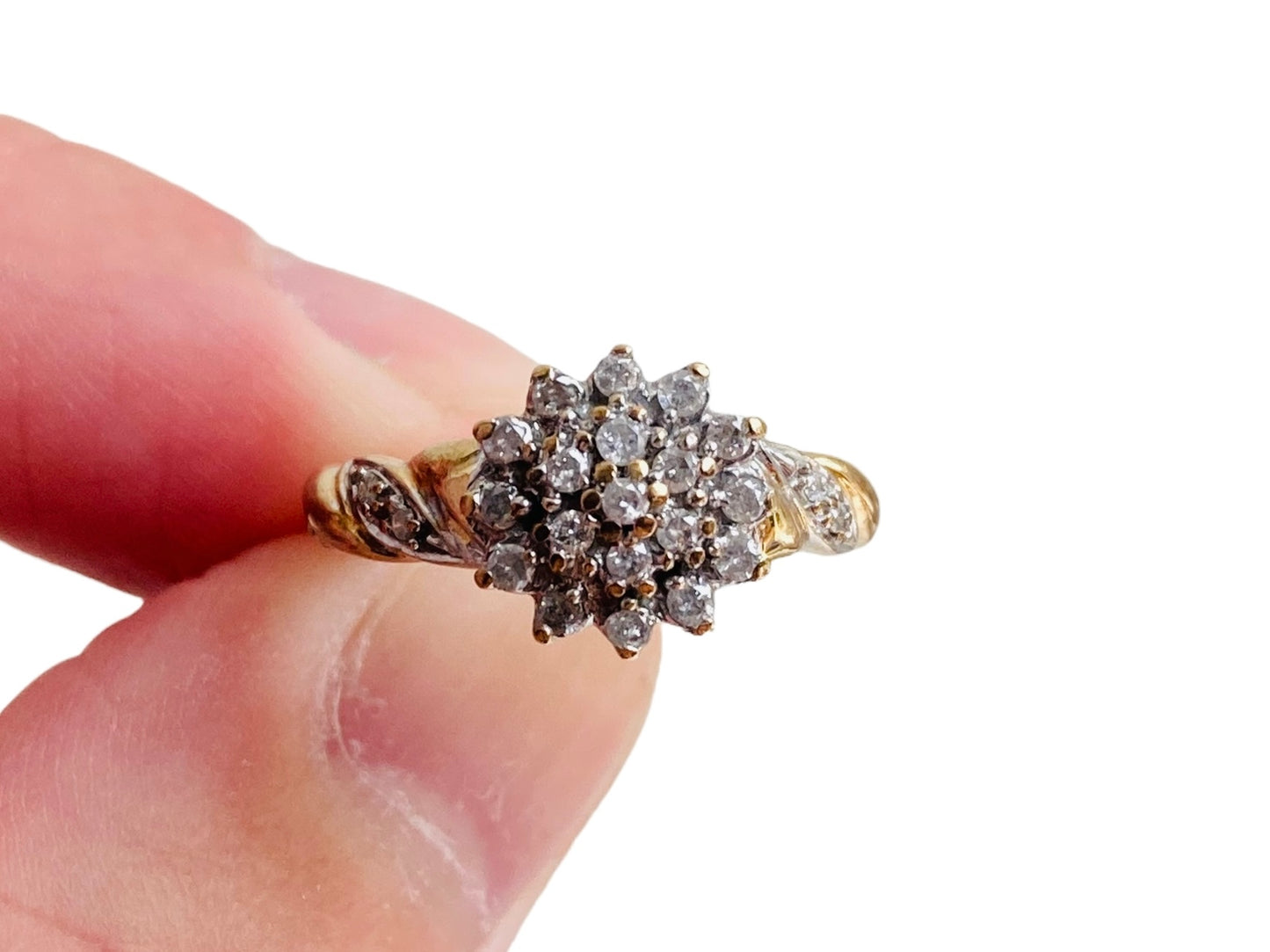 9ct Gold Diamond Ring