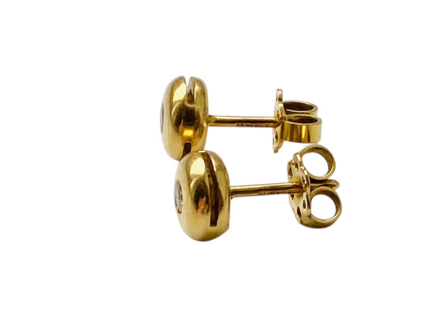 18ct Gold Diamond Earrings