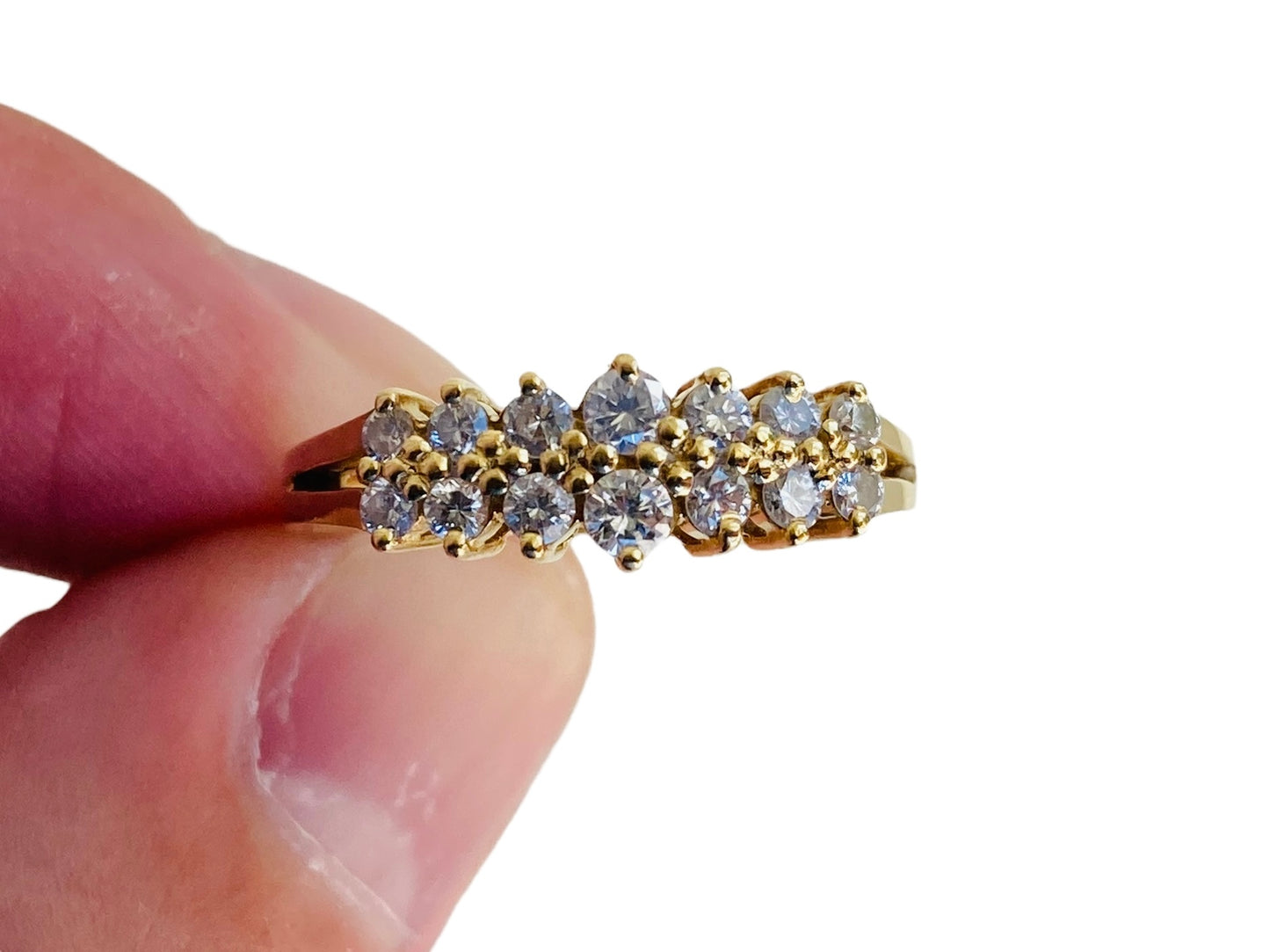 Vintage 18ct Gold Diamond Ring