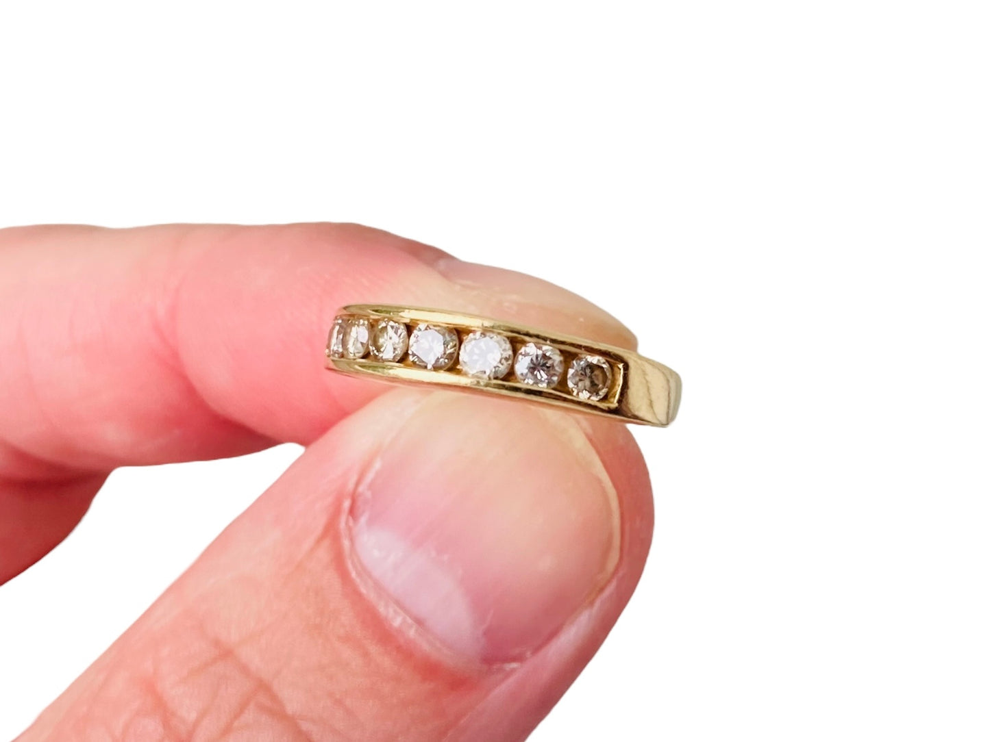 18ct Gold Seven-Stone Diamond Ring