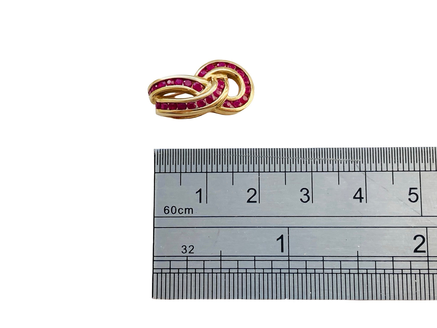 9ct Gold Ruby Pendant