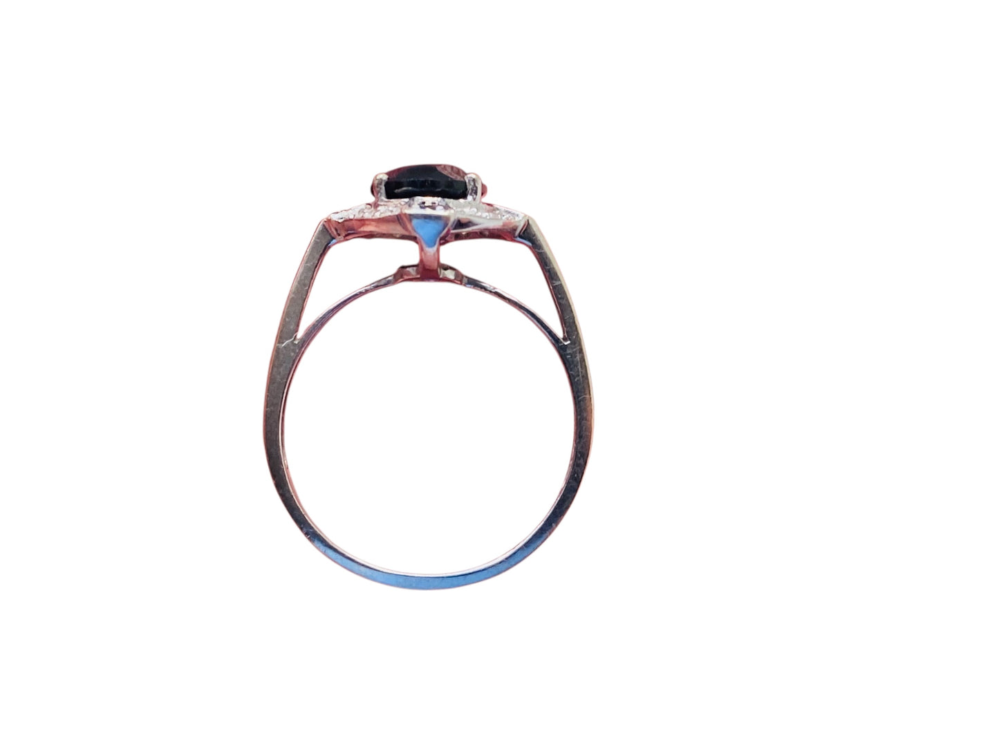 9ct Gold Sapphire & Diamond Ring