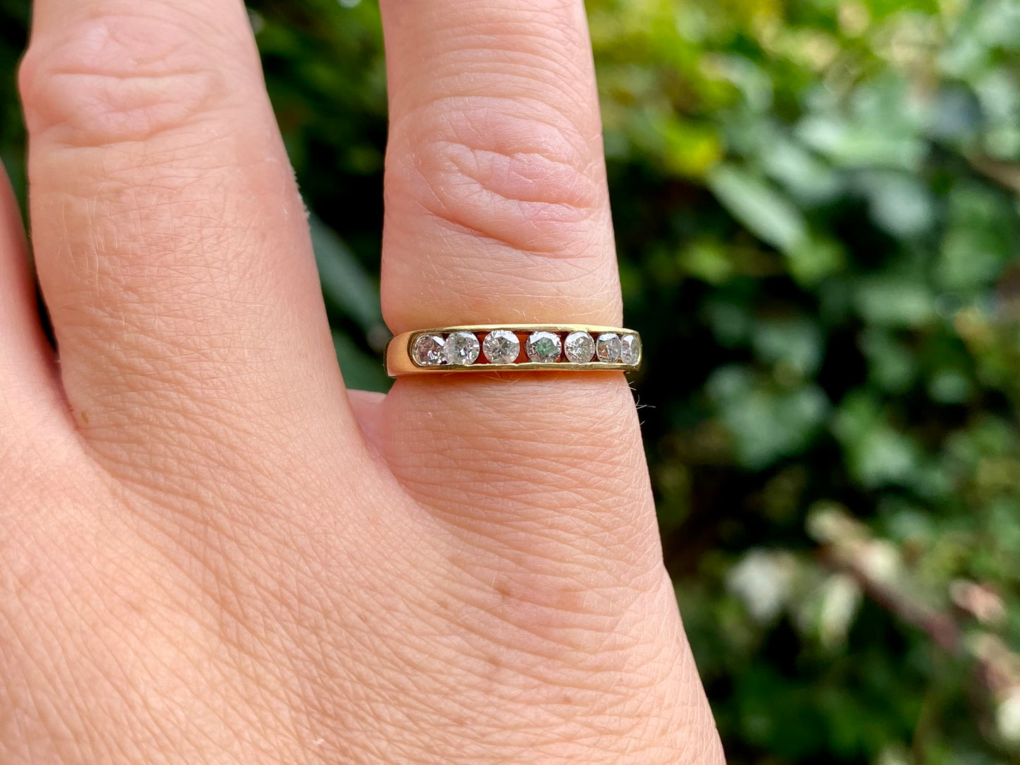 18ct Gold Seven-Stone 0.50ct Diamond Ring