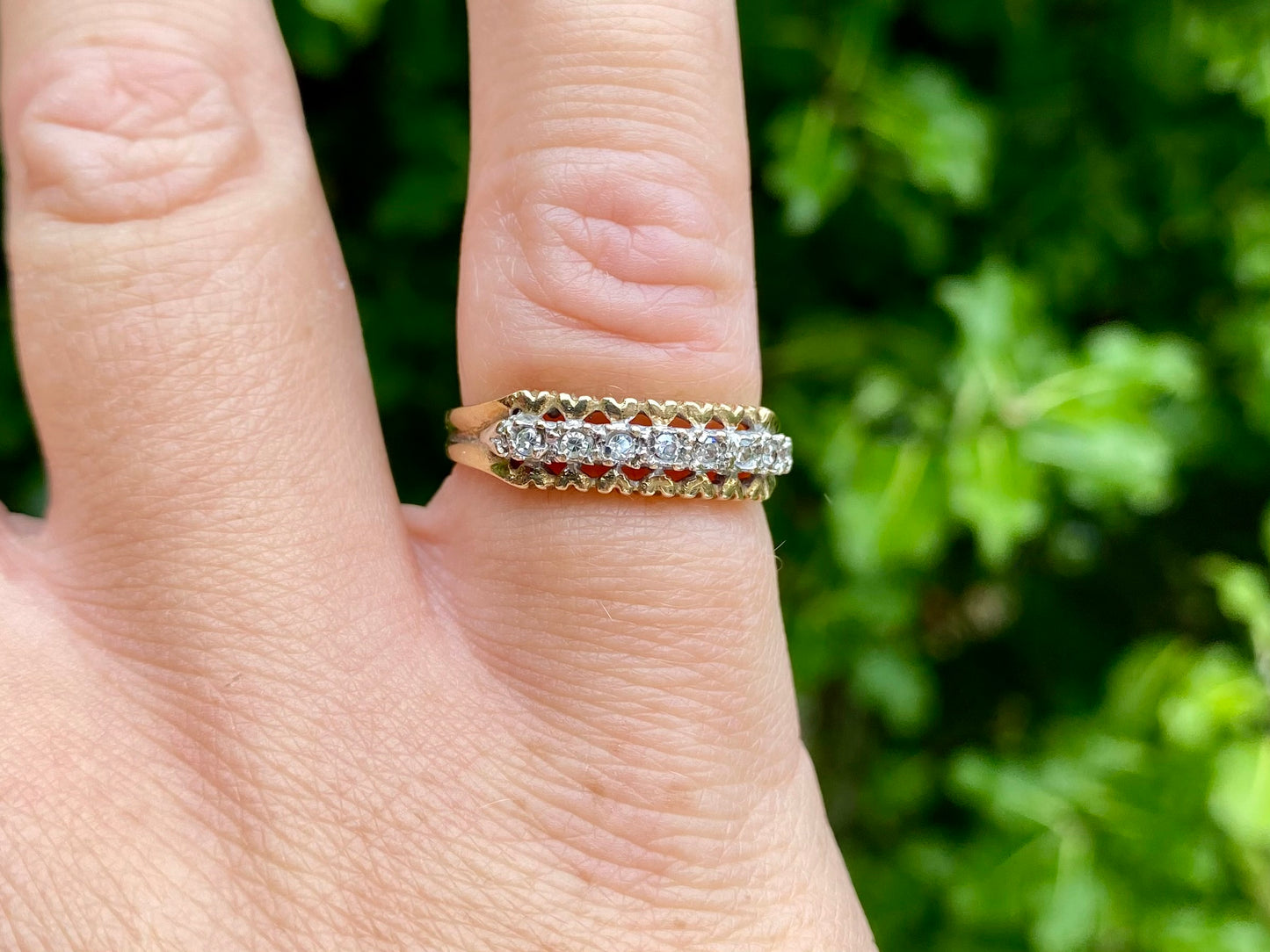 9ct Gold Diamond Ring