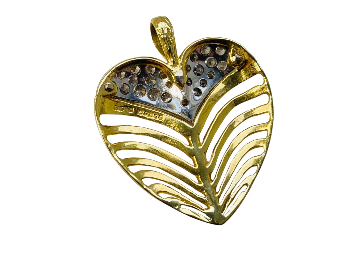 Vintage 18ct Gold Diamond Pendant