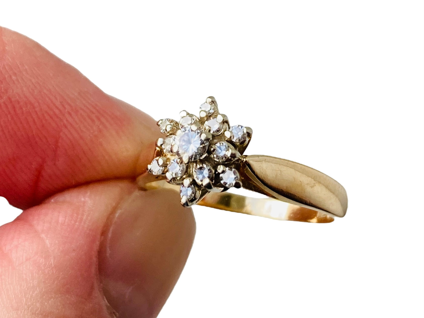 14ct Gold Diamond Ring