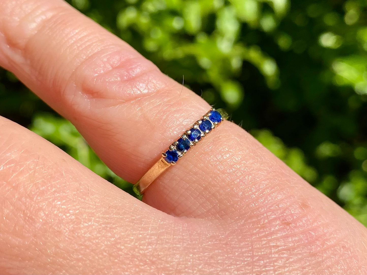 9ct Gold Sapphire Ring