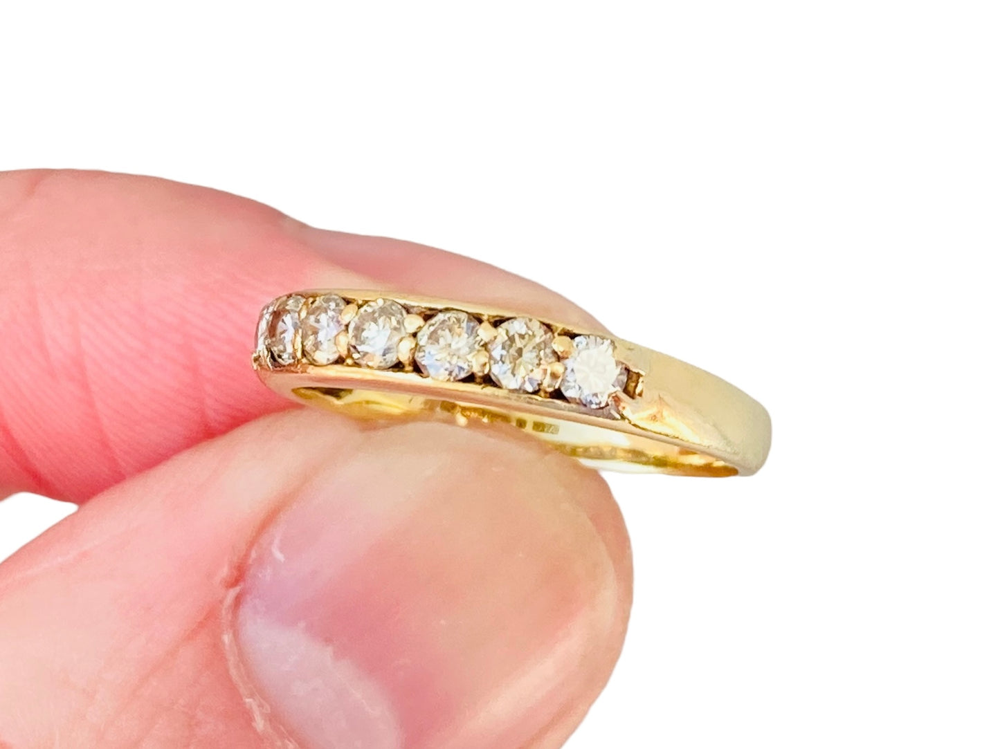 18ct Gold 0.50ct Seven-Stone Diamond Ring