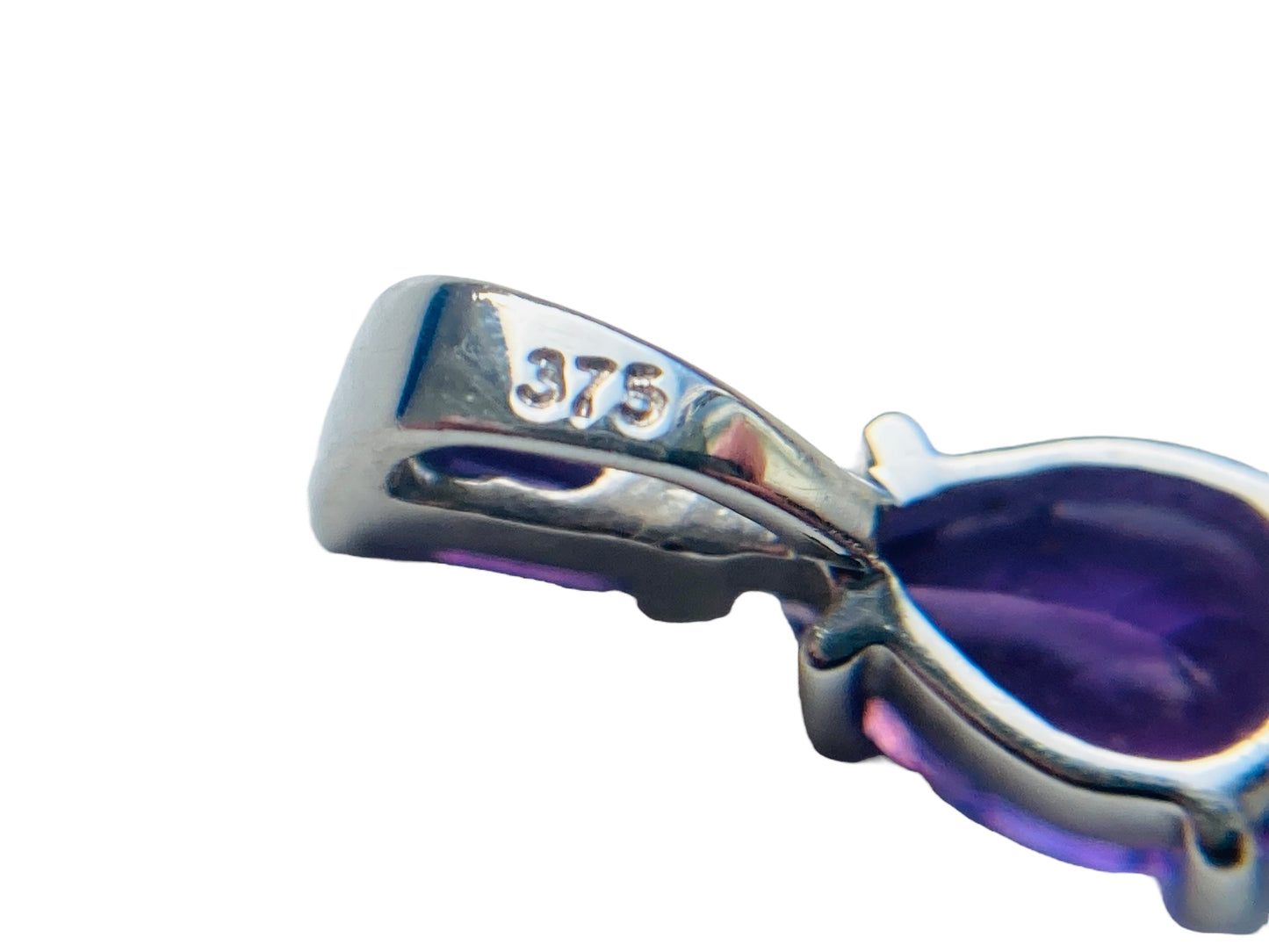 9ct Gold Amethyst Pendant