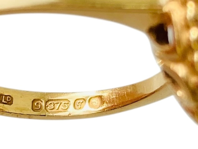 Vintage 9ct Gold Pearl Ring