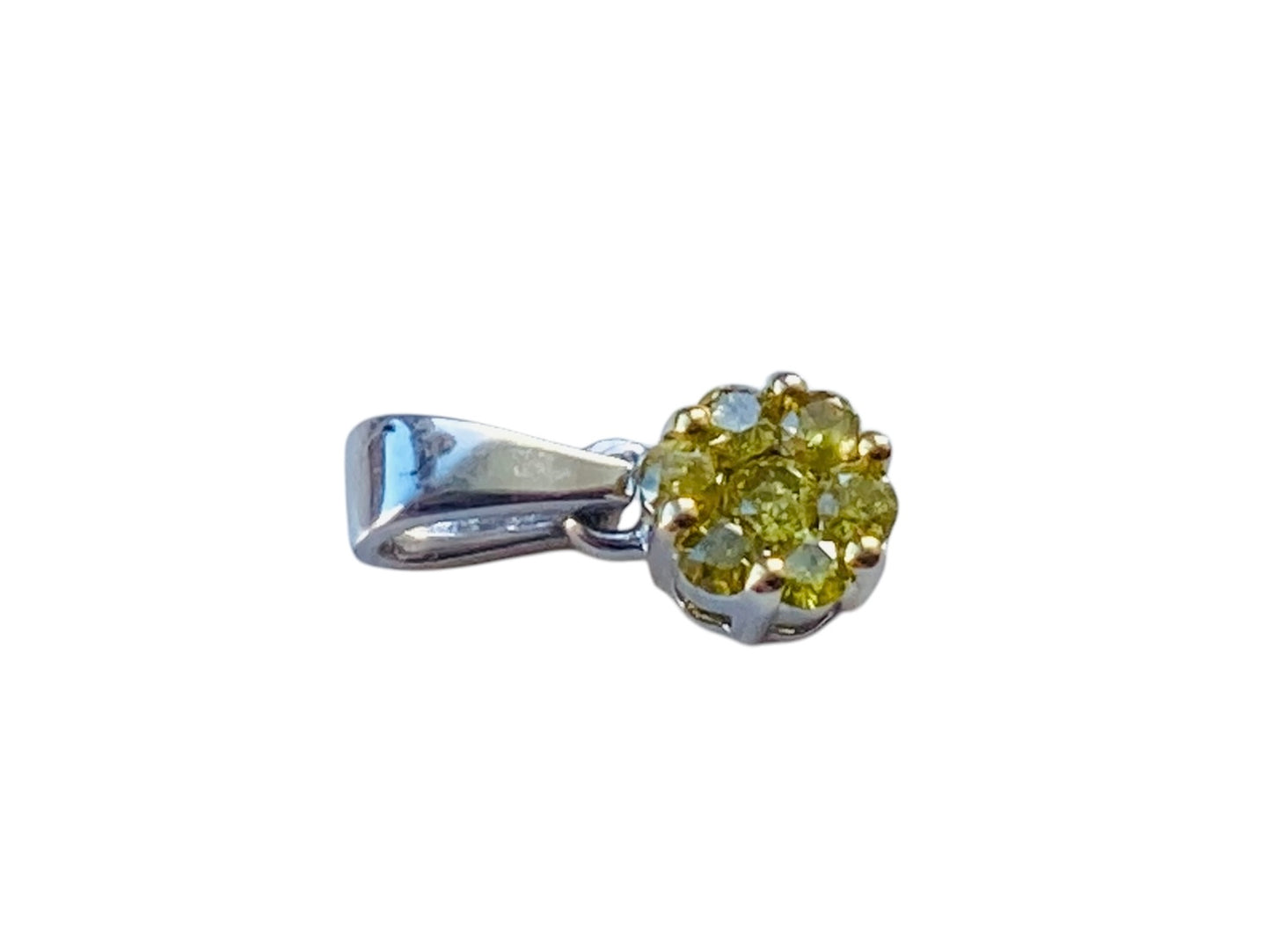 10ct Gold Diamond Pendant