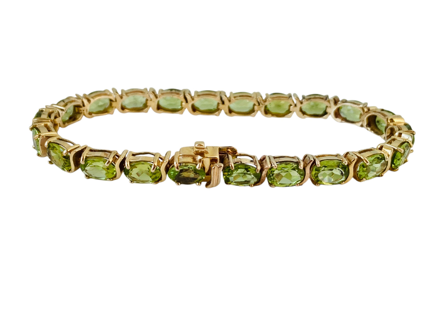 9ct Gold Peridot Bracelet