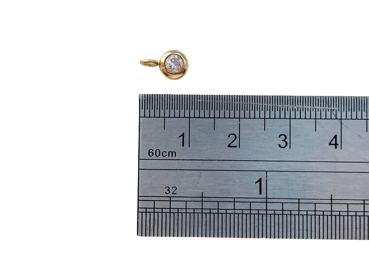 9ct Gold Diamond Solitaire Pendant
