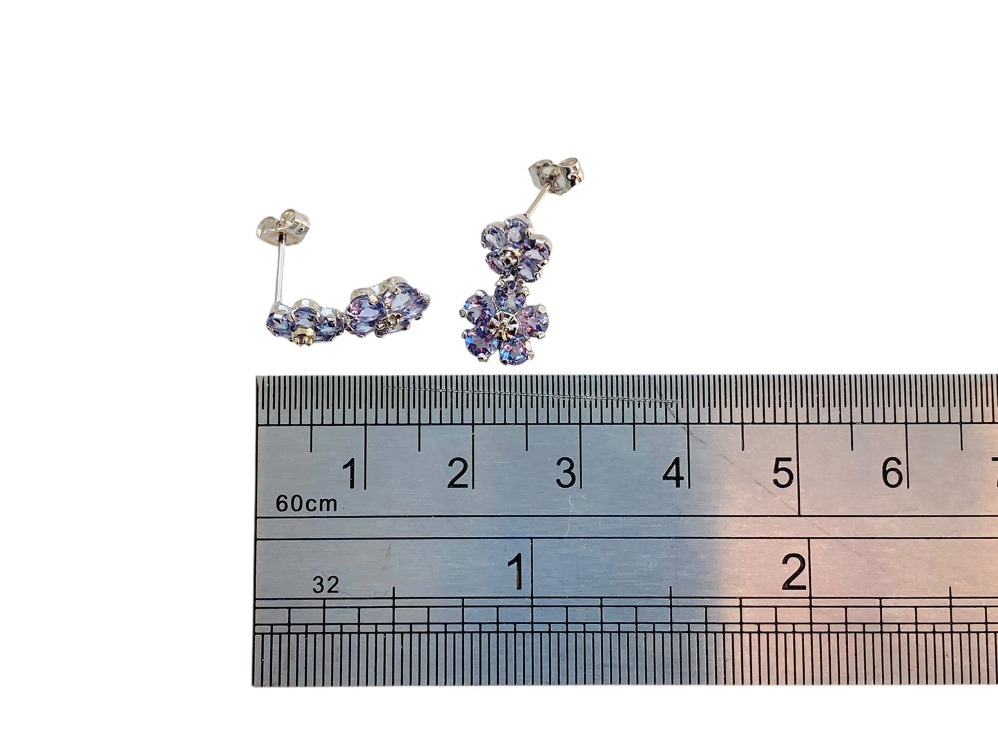 10ct Gold Tanzanite Stud Earrings
