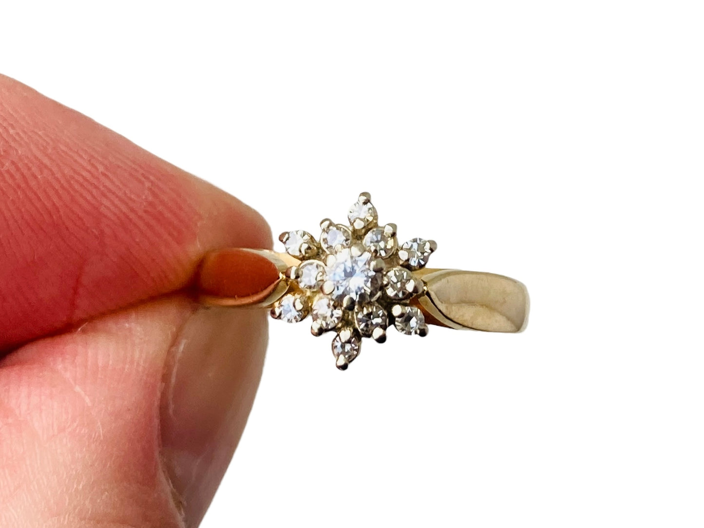 14ct Gold Diamond Ring