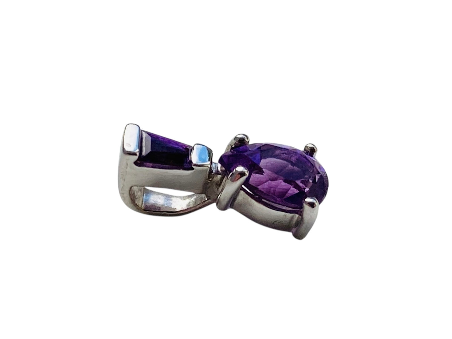 9ct Gold Amethyst Pendant