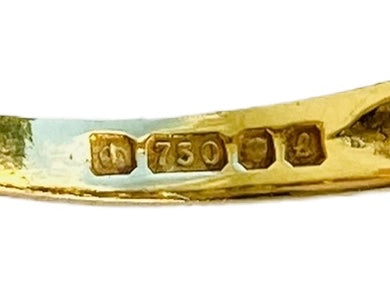 Vintage 18ct Gold Seven-Stone Diamond Ring