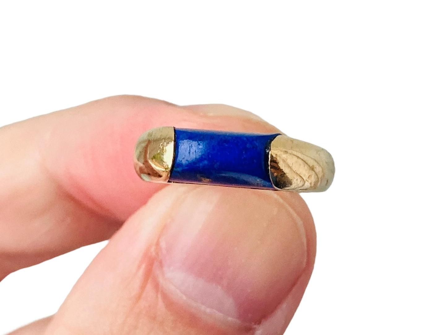 Vintage 9ct Gold Lapis Lazuli Ring