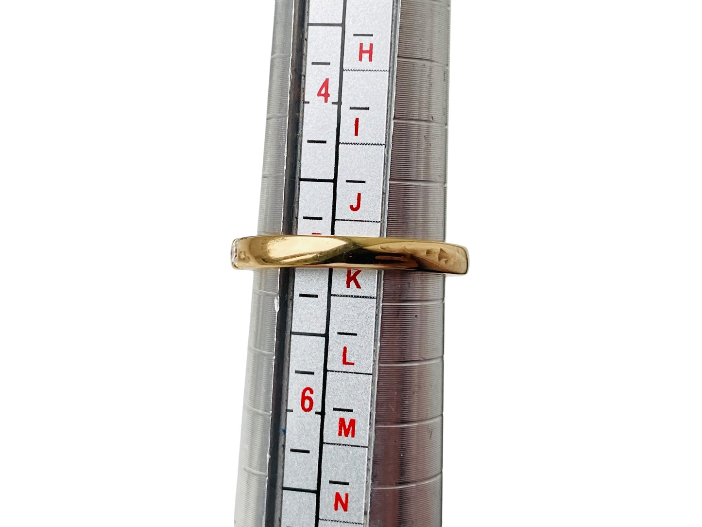 18ct Gold Half Band Diamond Ring