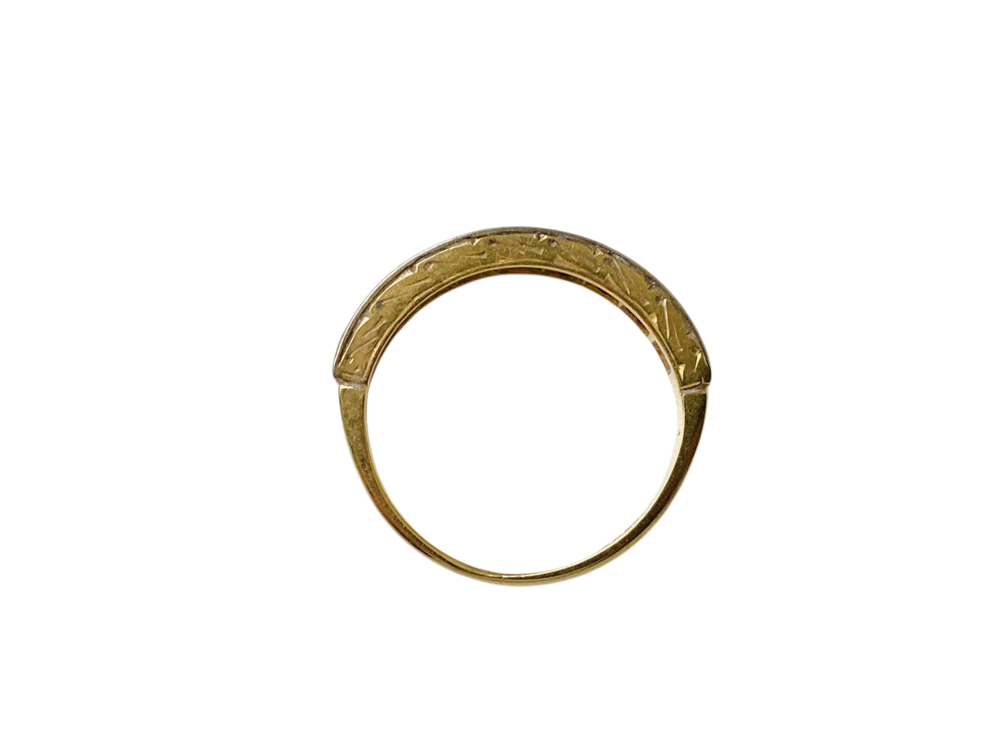 Vintage 18ct Gold Diamond Band Ring