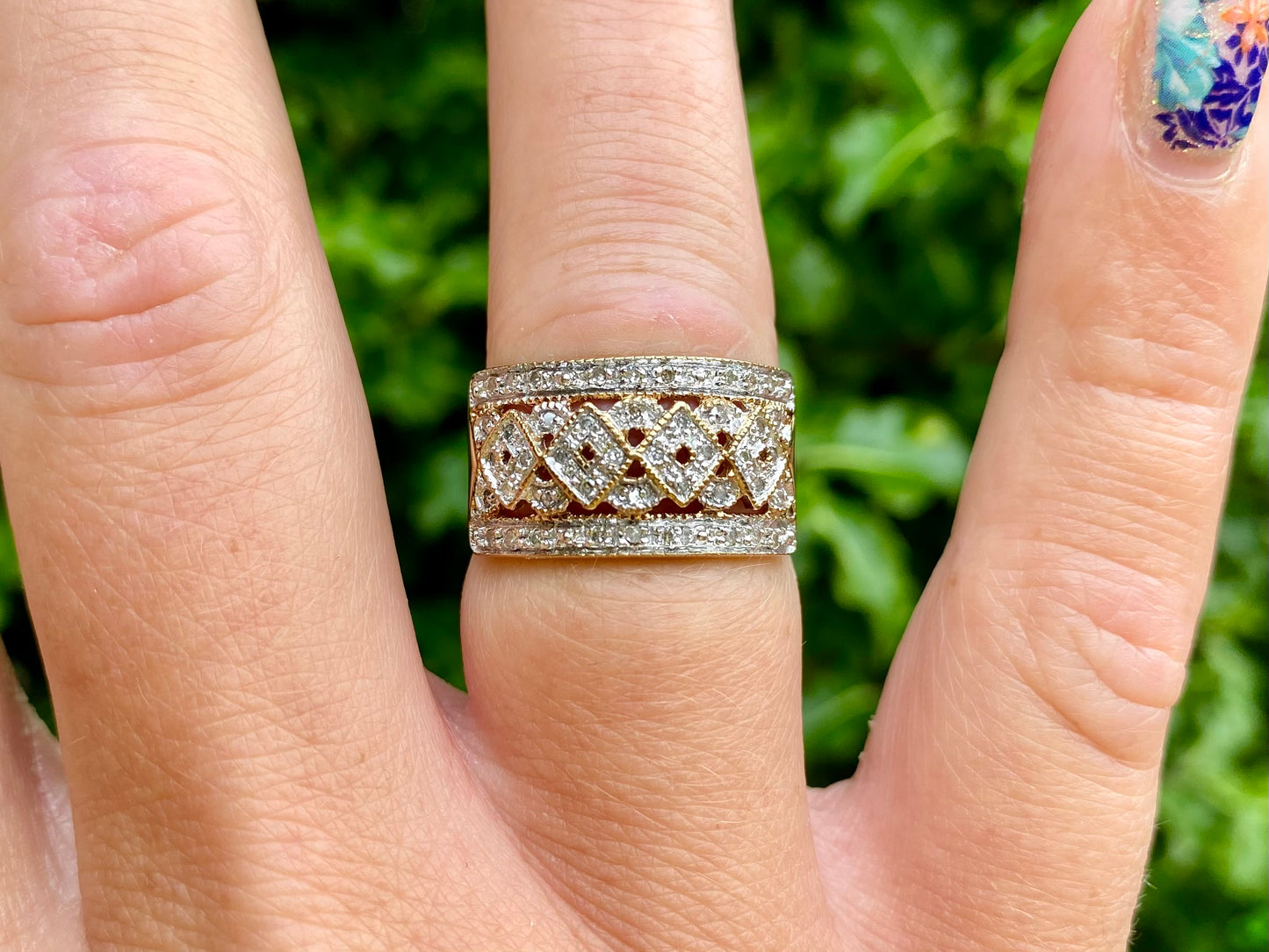 9ct Gold Diamond Ring