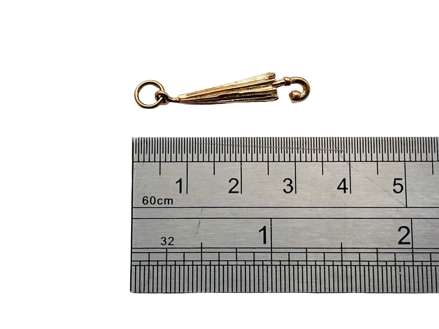 Vintage 9ct Gold Umbrella Pendant or Charm