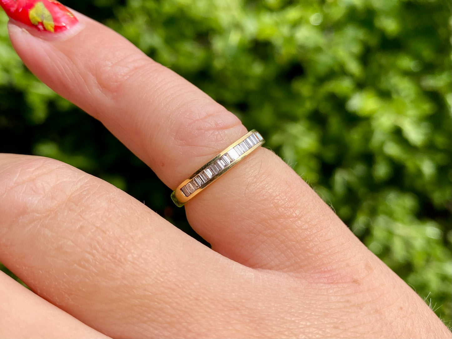 18ct Gold Diamond Band Ring