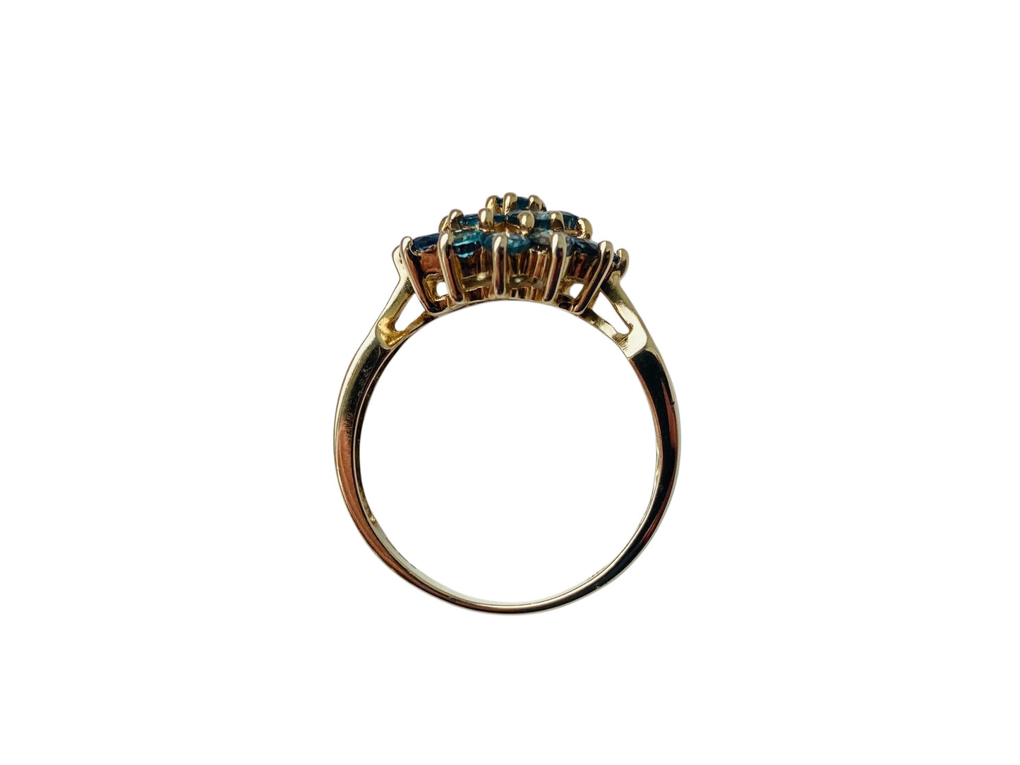14ct Gold Green Sapphire Ring