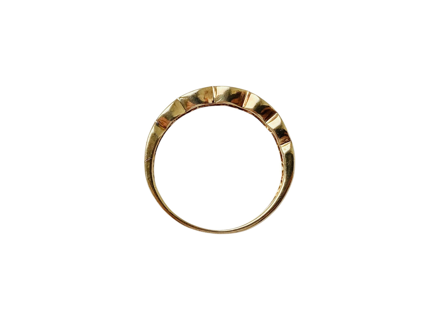 9ct Gold Sapphire & Diamond Ring