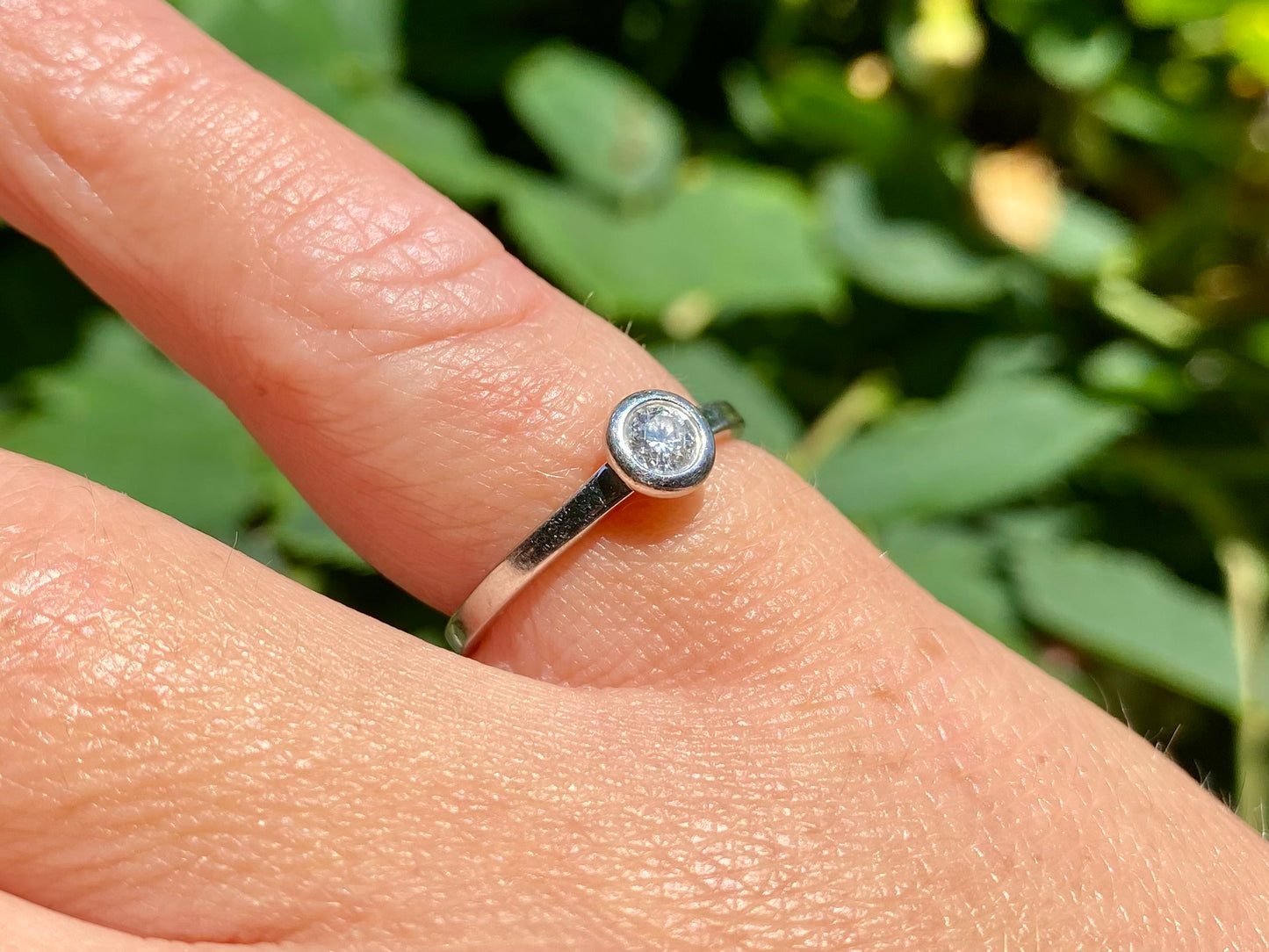 9ct Gold Diamond Solitaire Ring