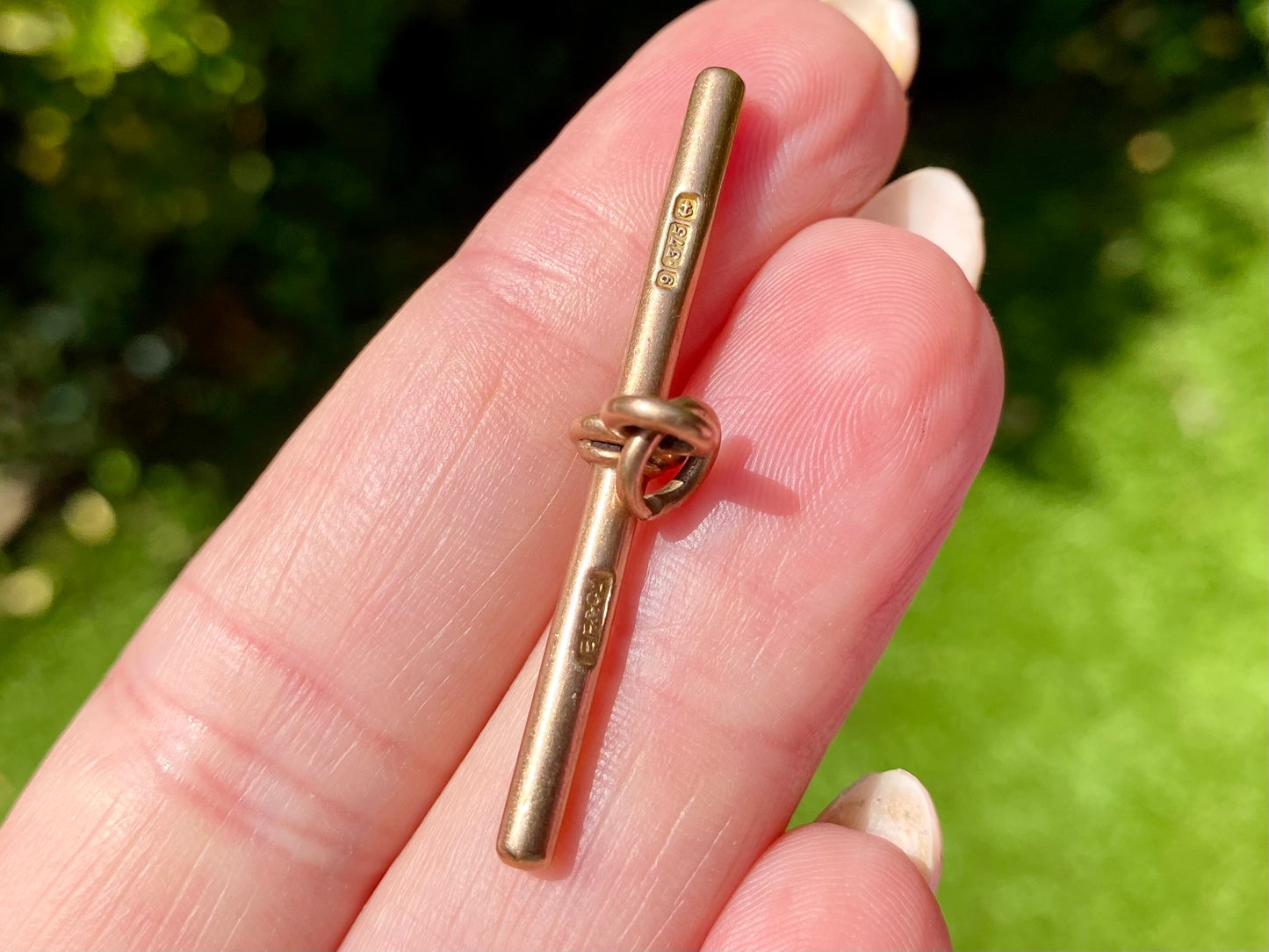 Antique 9ct Gold T-Bar