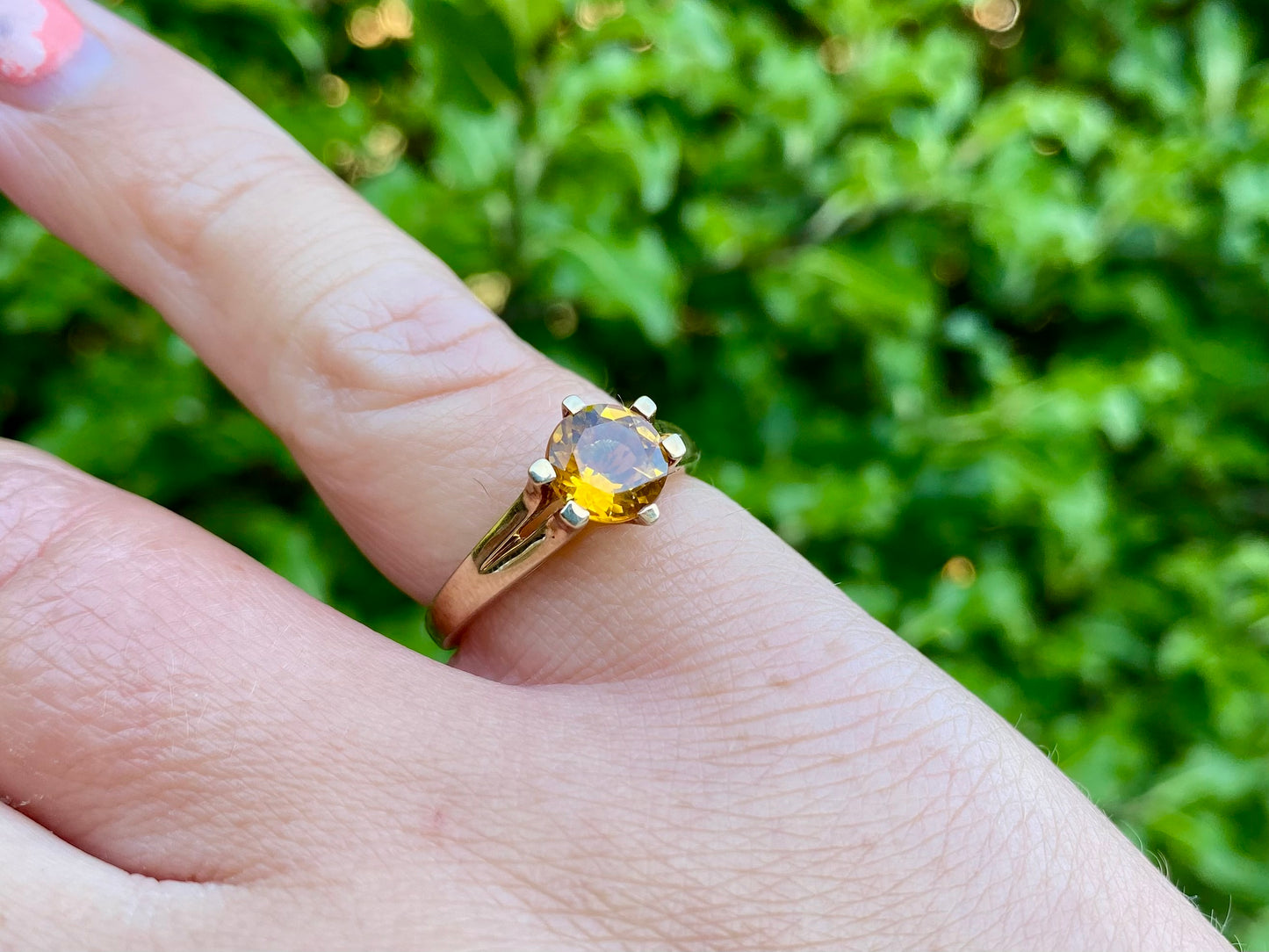 9ct Gold Citrine Ring