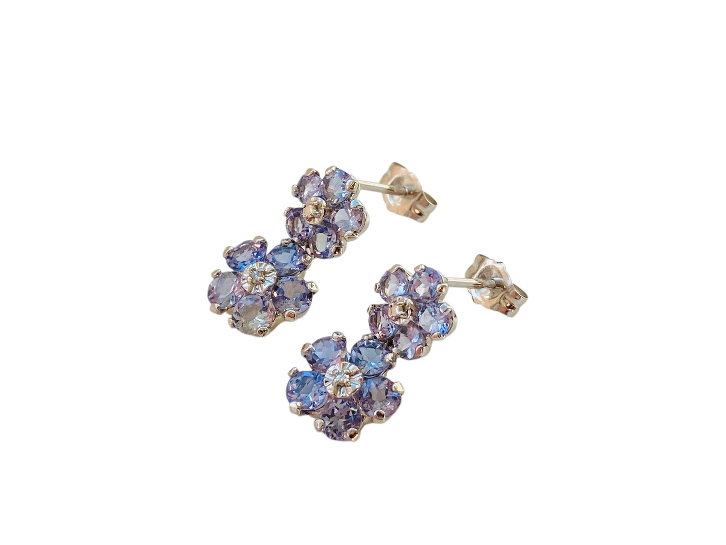 10ct Gold Tanzanite Stud Earrings