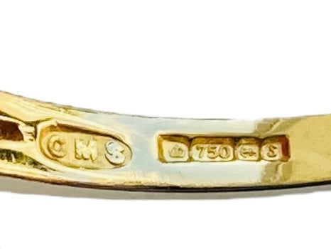 Vintage 18ct Gold Diamond Ring