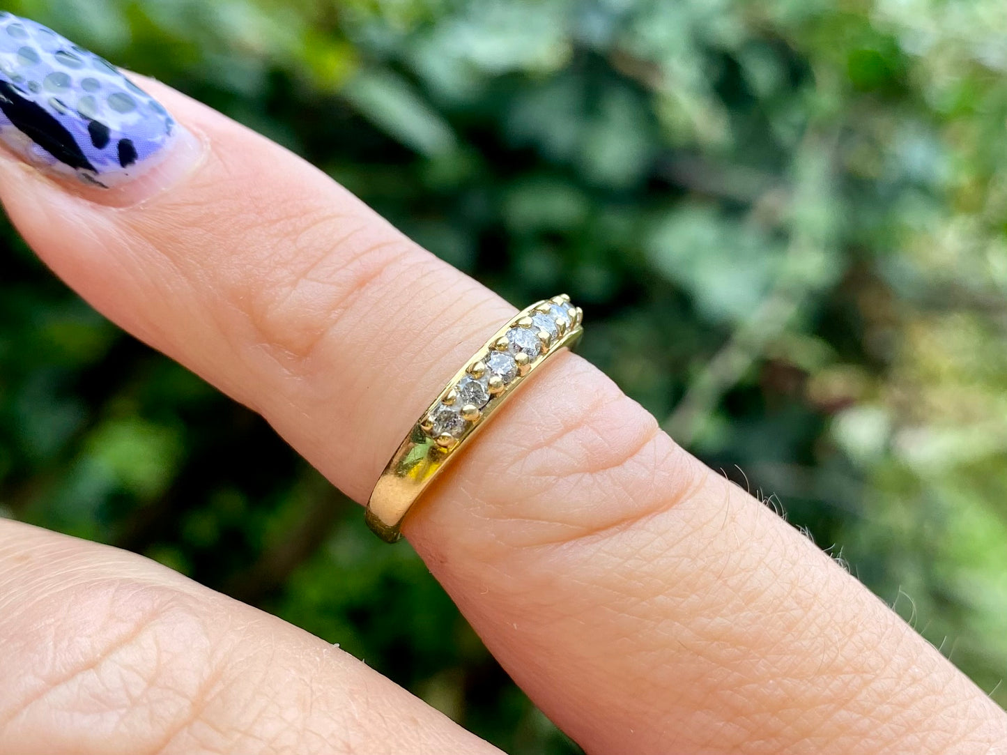 18ct Gold Seven-Stone Diamond Ring