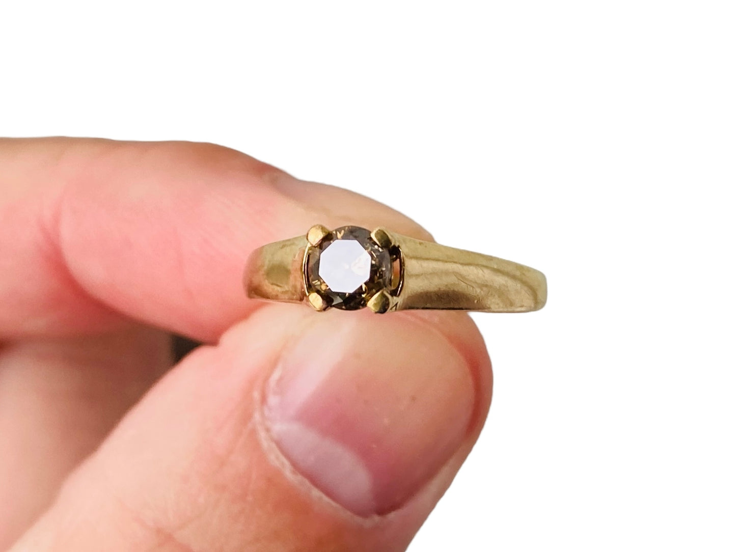 9ct Gold Chocolate Diamond Ring
