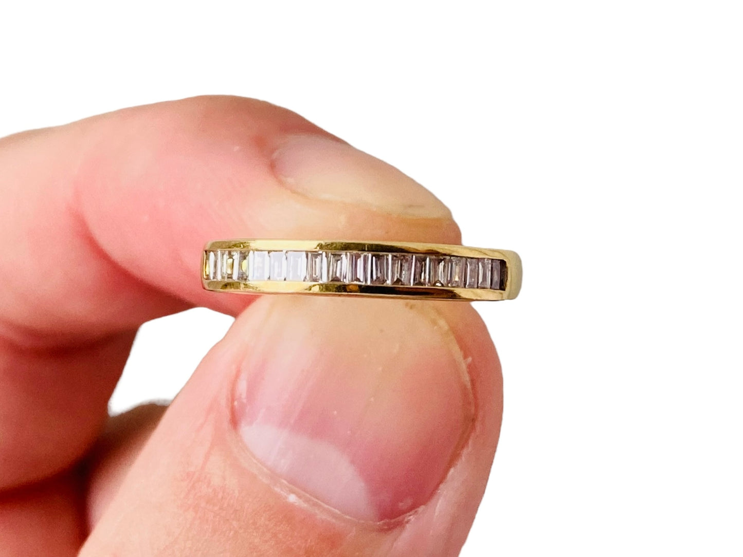 18ct Gold Diamond Band Ring