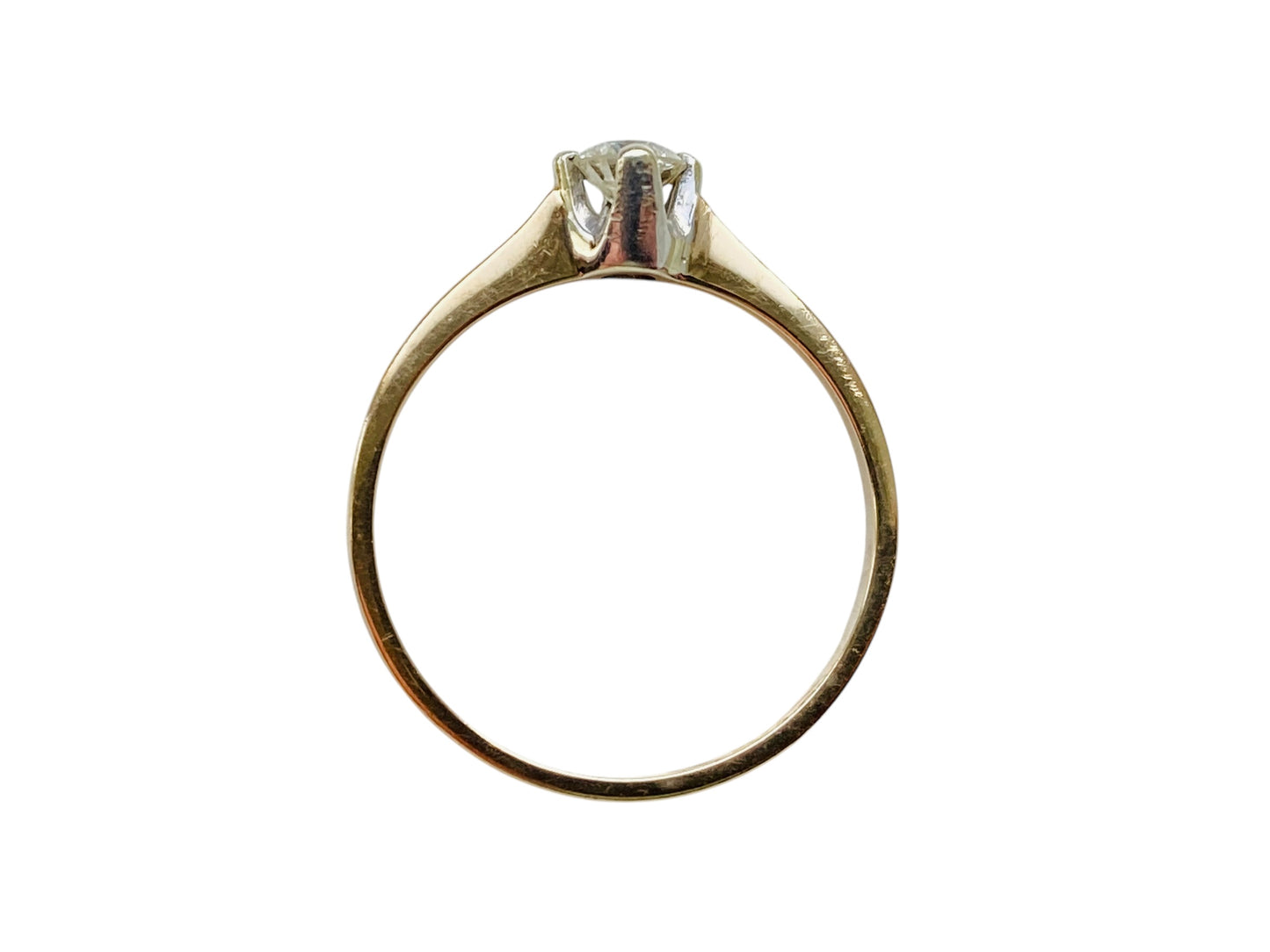 9ct Gold 0.20ct Diamond Solitaire Ring